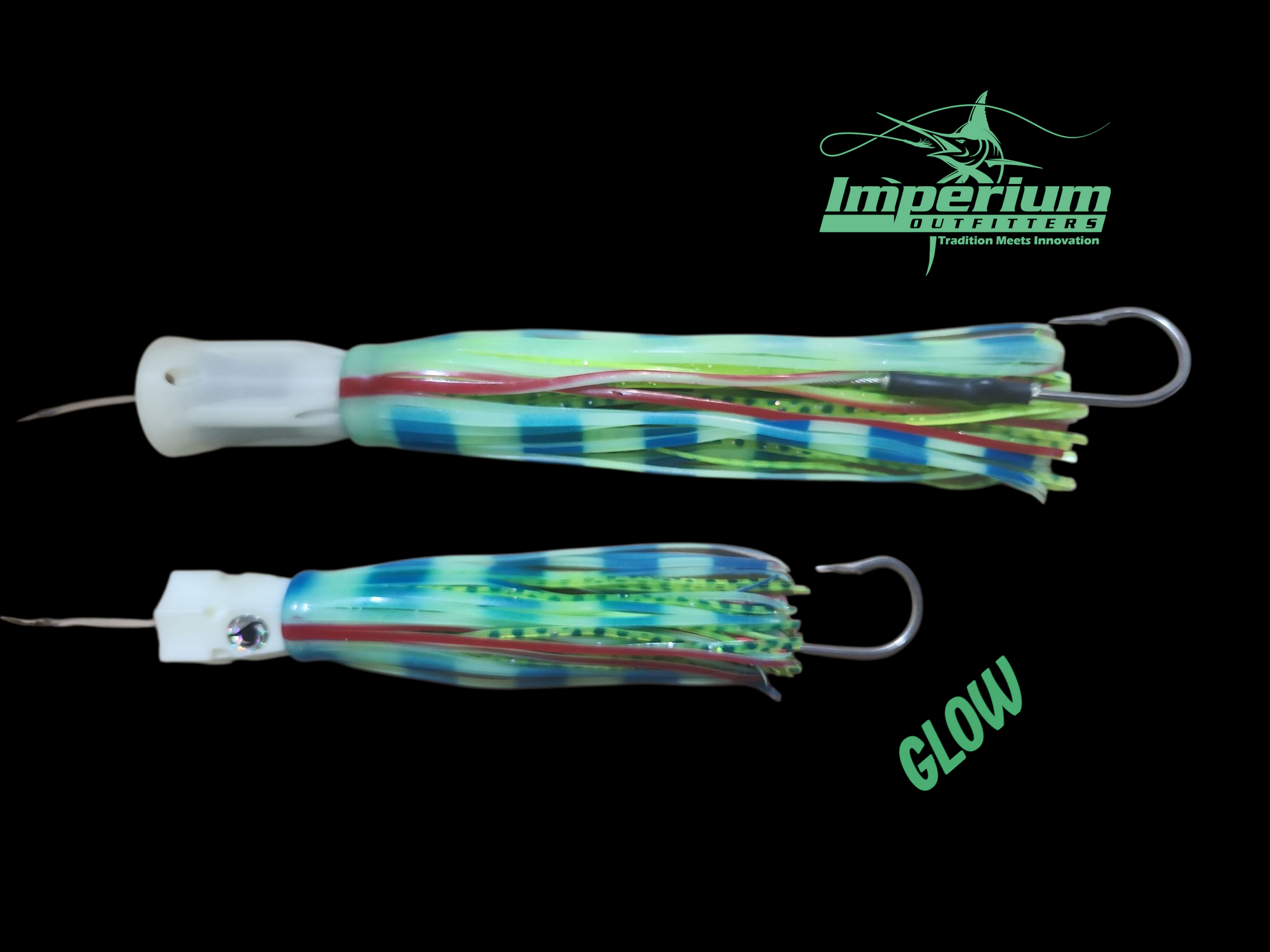 Pre-Rigged "Night Lite" Trolling Combo Pack #3
